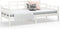 vidaXL - Slaapbank - massief - grenenhout - wit - 90x190 - cm