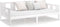 vidaXL - Slaapbank - massief - grenenhout - wit - 90x190 - cm