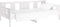 vidaXL - Slaapbank - massief - grenenhout - wit - 90x190 - cm