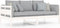 vidaXL - Slaapbank - massief - grenenhout - wit - 90x190 - cm