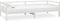 vidaXL - Slaapbank - massief - grenenhout - wit - 90x200 - cm