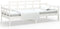 vidaXL - Slaapbank - massief - grenenhout - wit - 90x200 - cm
