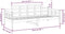 vidaXL - Slaapbank - massief - grenenhout - wit - 90x200 - cm