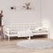 vidaXL - Slaapbank - massief - grenenhout - wit - 90x200 - cm