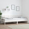 vidaXL - Slaapbank - massief - grenenhout - wit - 90x200 - cm