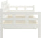 vidaXL - Slaapbank - massief - grenenhout - wit - 90x200 - cm