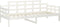 vidaXL - Slaapbank - massief - grenenhout - wit - 90x200 - cm