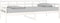 vidaXL - Slaapbank - massief - grenenhout - wit - 90x200 - cm