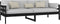 vidaXL - Slaapbank - massief - grenenhout - zwart - 80x200 - cm