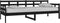 vidaXL - Slaapbank - massief - grenenhout - zwart - 80x200 - cm