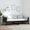 vidaXL - Slaapbank - massief - grenenhout - zwart - 90x190 - cm