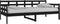 vidaXL - Slaapbank - massief - grenenhout - zwart - 90x190 - cm