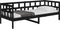 vidaXL - Slaapbank - massief - grenenhout - zwart - 90x190 - cm