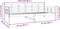 vidaXL - Slaapbank - massief - grenenhout - zwart - 90x200 - cm