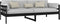 vidaXL - Slaapbank - massief - grenenhout - zwart - 90x200 - cm