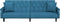 vidaXL - Slaapbank - met - armleuningen - fluweel - blauw
