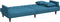 vidaXL - Slaapbank - met - armleuningen - fluweel - blauw