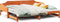 vidaXL - Slaapbank - met - onderschuifbed - 80x200 - cm - massief - grenenhout