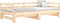 vidaXL - Slaapbank - met - onderschuifbed - 80x200 - cm - massief - grenenhout