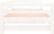 vidaXL - Slaapbank - met - onderschuifbed - 80x200 - cm - massief - grenenhout - wit