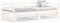 vidaXL - Slaapbank - met - onderschuifbed - 80x200 - cm - massief - grenenhout - wit