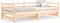 vidaXL - Slaapbank - met - onderschuifbed - 80x200 - cm - massief - grenenhout