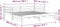 vidaXL - Slaapbank - met - onderschuifbed - 80x200 - cm - massief - grenenhout - wit