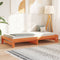 vidaXL - Slaapbank - met - onderschuifbed - 80x200 - cm - massief - grenenhout