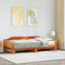 vidaXL - Slaapbank - met - onderschuifbed - 80x200 - cm - massief - grenenhout