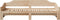 vidaXL - Slaapbank - met - onderschuifbed - 80x200 - cm - massief - grenenhout