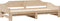 vidaXL - Slaapbank - met - onderschuifbed - 80x200 - cm - massief - grenenhout