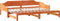 vidaXL - Slaapbank - met - onderschuifbed - 80x200 - cm - massief - grenenhout