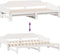 vidaXL - Slaapbank - met - onderschuifbed - 80x200 - cm - massief - grenenhout - wit