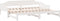 vidaXL - Slaapbank - met - onderschuifbed - 80x200 - cm - massief - grenenhout - wit