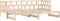 vidaXL - Slaapbank - met - onderschuifbed - 80x200 - cm - massief - grenenhout