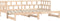 vidaXL - Slaapbank - met - onderschuifbed - 90x190 - cm - massief - grenenhout