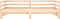 vidaXL - Slaapbank - met - onderschuifbed - 90x190 - cm - massief - grenenhout
