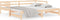 vidaXL - Slaapbank - met - onderschuifbed - 90x190 - cm - massief - grenenhout