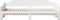 vidaXL - Slaapbank - met - onderschuifbed - 90x190 - cm - massief - grenenhout - wit
