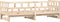 vidaXL - Slaapbank - met - onderschuifbed - 90x190 - cm - massief - grenenhout