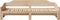 vidaXL - Slaapbank - met - onderschuifbed - 90x190 - cm - massief - grenenhout