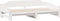 vidaXL - Slaapbank - met - onderschuifbed - 90x190 - cm - massief - grenenhout - wit