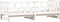 vidaXL - Slaapbank - met - onderschuifbed - 90x190 - cm - massief - grenenhout - wit