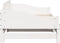 vidaXL - Slaapbank - met - onderschuifbed - 90x190 - cm - massief - grenenhout - wit