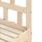 vidaXL - Slaapbank - met - onderschuifbed - 90x190 - cm - massief - grenenhout