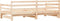 vidaXL - Slaapbank - met - onderschuifbed - 90x190 - cm - massief - grenenhout