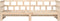 vidaXL - Slaapbank - met - onderschuifbed - 90x190 - cm - massief - grenenhout