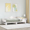 vidaXL - Slaapbank - met - onderschuifbed - 90x190 - cm - massief - grenenhout - wit