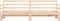 vidaXL - Slaapbank - met - onderschuifbed - 90x190 - cm - massief - grenenhout