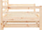 vidaXL - Slaapbank - met - onderschuifbed - 90x190 - cm - massief - grenenhout